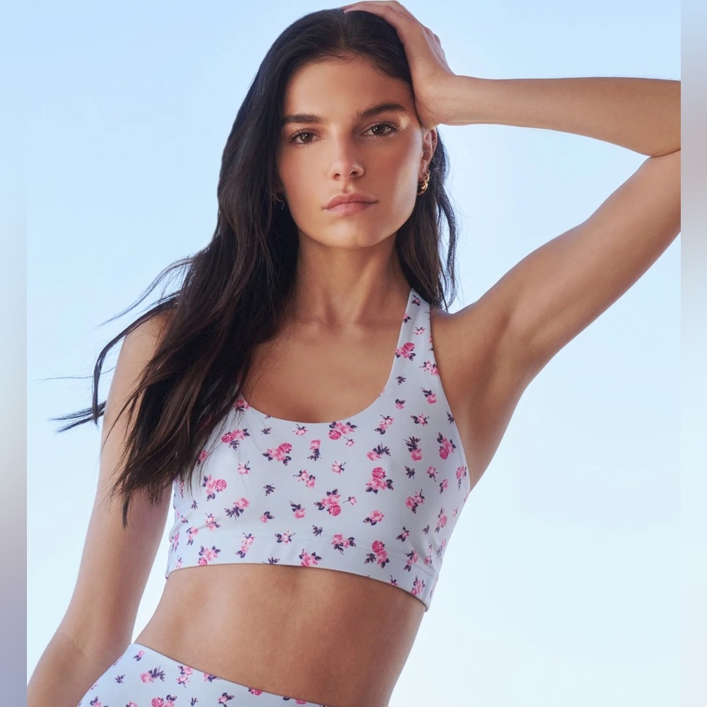 Spiritual Gangster Floral Sports Bra - M